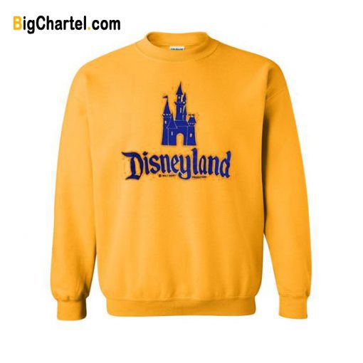Castle Disneyland Yellow Sweatshirt