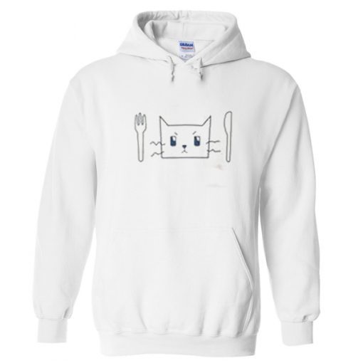 Cat Face Hungry Hoodie