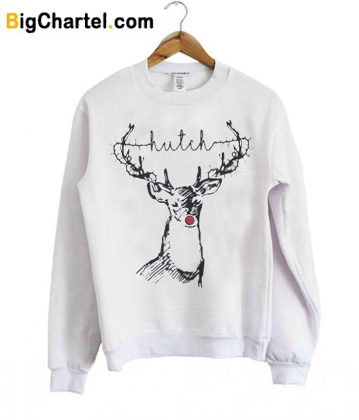 Christmas Lights Reindeer Hutch Sweatshirt