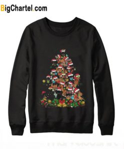 Dachshunds Christmas Tree Sweatshirt