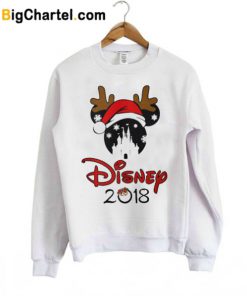 Disney Mickey Mouse reindeer Christmas Sweatshirt