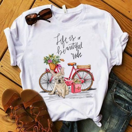 French bulldog Bike T-shirt