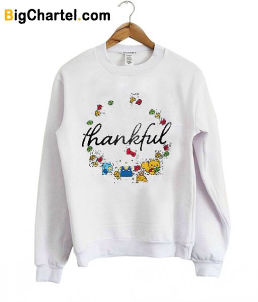 Hello Kitty Thankful Thanksgiving Sweatshirt