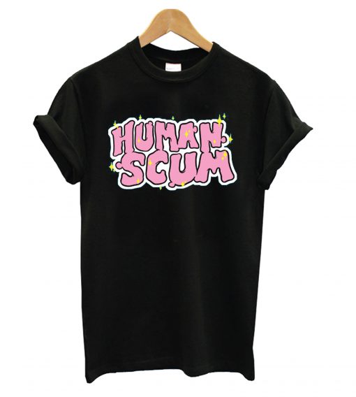 Human Scum Black T shirt