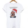 Snoop Dogg Christmas Santa T shirt