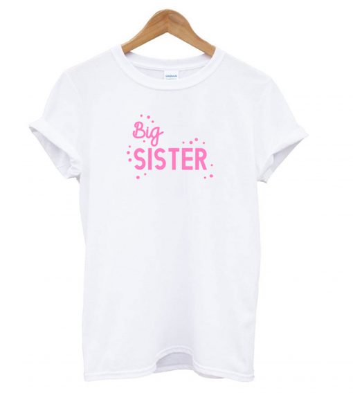 Spotty Big Sister T shirt