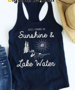 Sunshine And Lake Water Tank Top