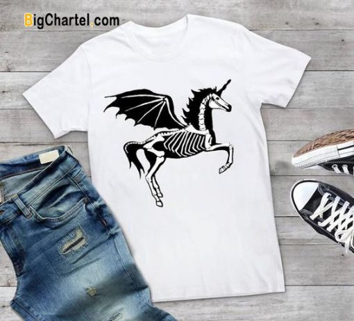 Unicorn Skeleton T Shirt