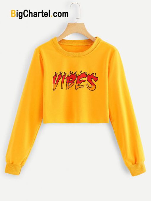 Vibers Letter Sweatshirt