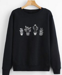 cactus graphic sweatshirt