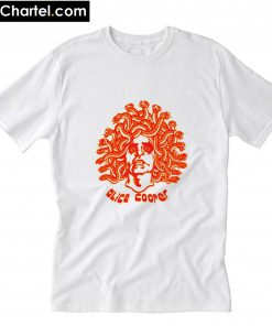 Alice Cooper Medusa Snake Head T-Shirt PU27