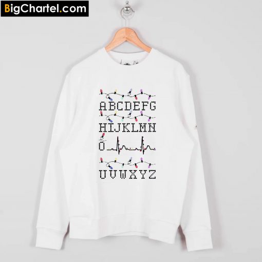 Alphabet Heartbeat Christmas Sweatshirt PU27