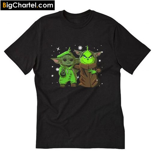 Baby Yoda and Baby Grinch T-Shirt PU27