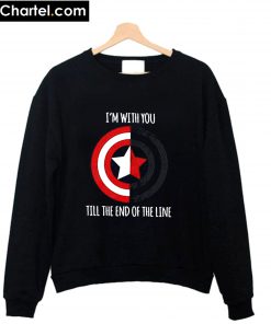 Captain America I’m With You Sweatshirt PU27