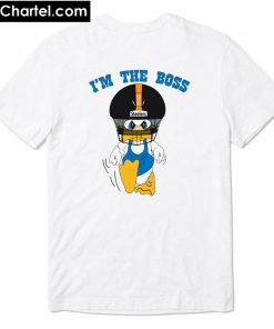 Duck Hodges I’m The Boss White T-Shirt Back PU27