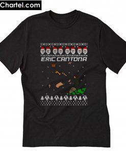 Eric Cantona Kung Fu Christmas ugly T-Shirt PU27