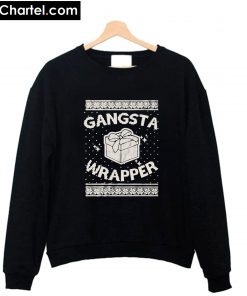 Gangsta wrapper christmas Sweatshirt PU27