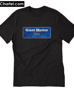Giant Meteor 2020 just end it already T-Shirt PU27