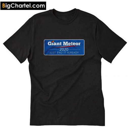 Giant Meteor 2020 just end it already T-Shirt PU27