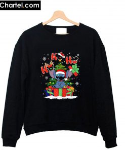 HO HO HO Stitch Christmas Sweatshirt PU27
