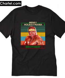 Hulk Hogan Merry Holiday Mania brother Christmas vintage T-Shirt PU27