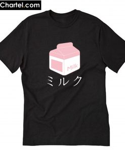Kawaii Milk Carton Japanese T-Shirt PU27
