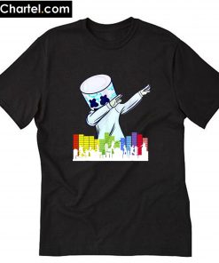 Marshmallow Dancing DJ City T-Shirt PU27