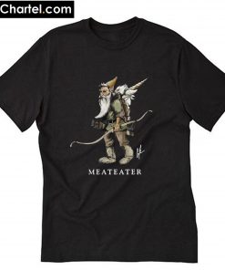 MeatEater Hunt Gnome Packing Out a Unicorn T-Shirt PU27