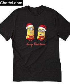 Merry Christmas Funny Minions T-Shirt PU27