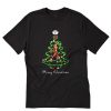 Merry Christmas Tree Nurse T-Shirt PU27