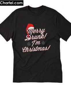 Merry Drunk I'm Christmas T-Shirt PU27