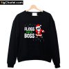 Santa Floss like a Boss Christmas Sweatshirt PU27