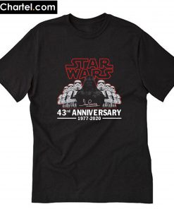 Star War 43rd anniversary 1977 2020 T-Shirt PU27