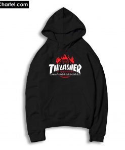 Thrasher Huf Worldwide Black Hoodie PU27