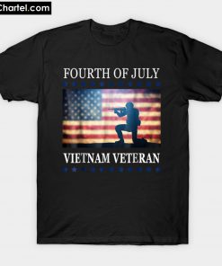 ietnam Veteran Silhouette 4th of July T-Shirt PU27