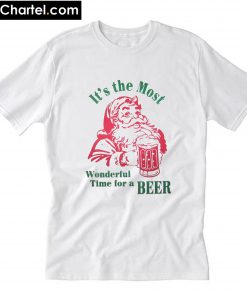 it's the most wonderful time for a beer christmas T-Shirt PU27