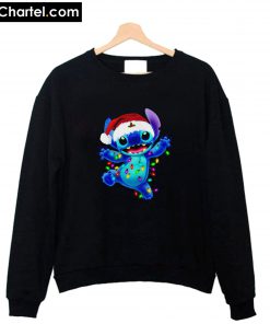 stitch Santa Christmas Sweatshirt PU27