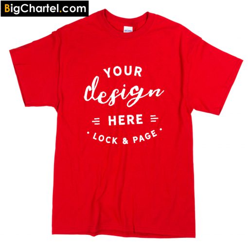 your design here lock and page T-Shirt PU27