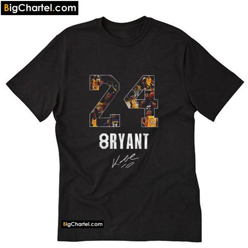 24 8ryant - Kobe Bryant T-Shirt PU27