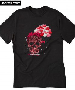 Beautiful Skull Valentine Balloon T-Shirt PU27