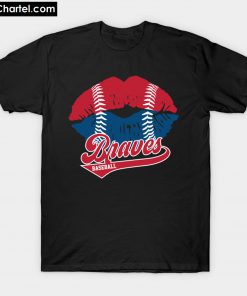 Braves Baseball Lips T-Shirt PU27