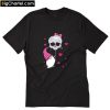 Gnomes Holding Skull Balloon Hearts Valentine T-Shirt PU27