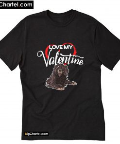Love My Gordon Setter Dog Valentine's Day T-Shirt PU27