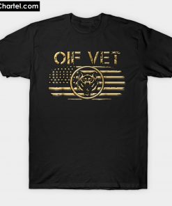 OIF Veteran USA Flag American T-Shirt PU27