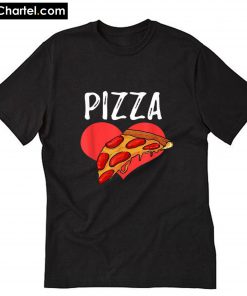 Pizza Heart Italian Valentine T-Shirt PU27