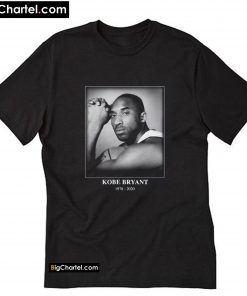 Rip Kobe Bryant 1978-2020 black and white T-Shirt PU27