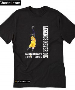 Rip Kobe Bryant O’Mamba Legends Never Die Lakers Basketball T-Shirt PU27