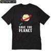 Save the Planet Save the Earth Distress T-Shirt PU27
