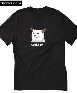 Smudge Cat What T-Shirt PU27