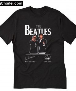 The Beatles Paul McCartney Ringo Starr T-Shirt PU27